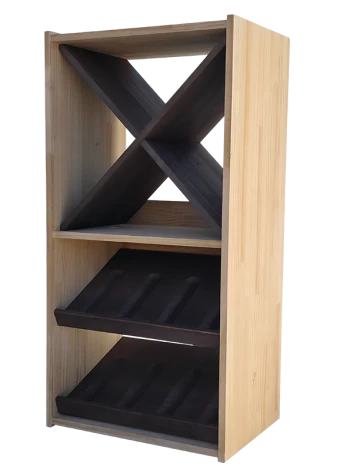 Botellero de madera de Pino