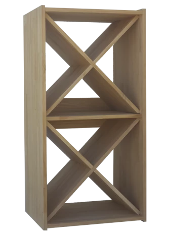 Botellero de madera de pino