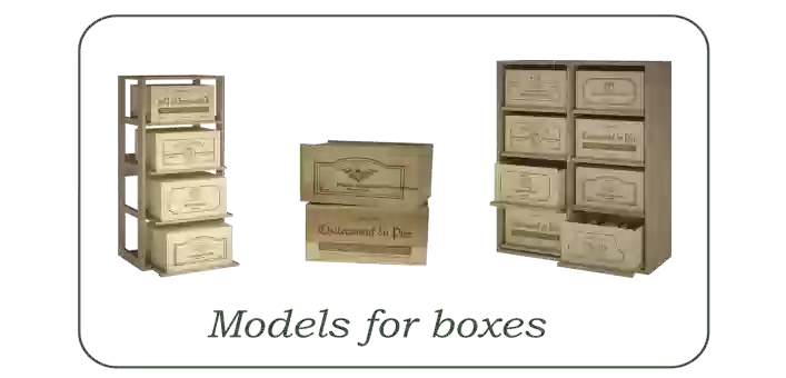 Modelos para cajas