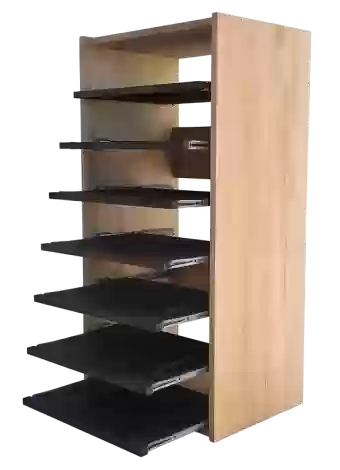 Botellero de madera de pino