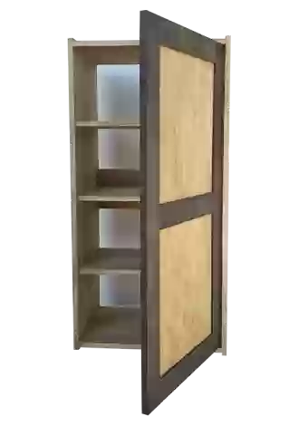 Botellero de madera de pino
