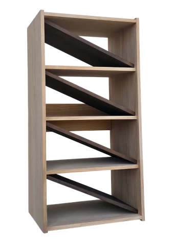 Modular bottle rack in 2 colours with 8 diagonal divisions, by Expovinalia com