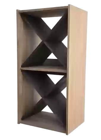Botellero de madera de pino