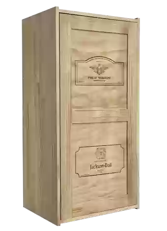 Botellero de madera de pino
