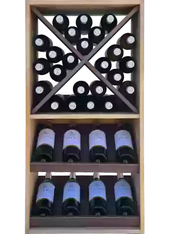 Botellero de madera de Pino