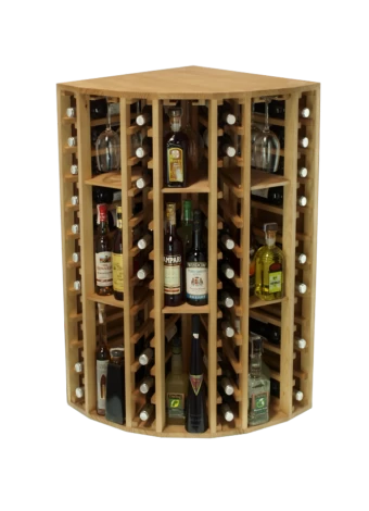 Botellero para 20 botellas de vino en madera → Serie Godello