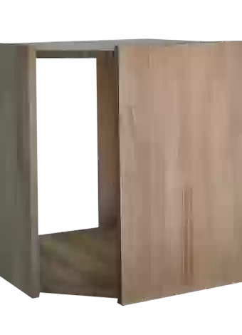 Botellero de madera de pino