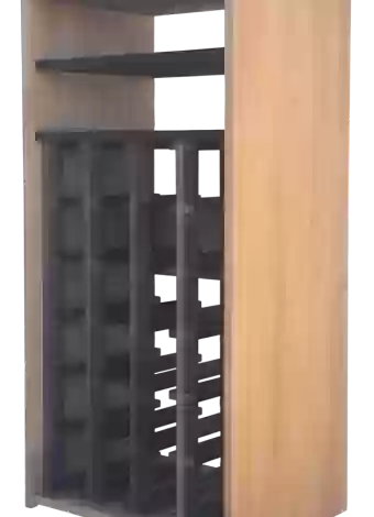 Botellero de madera de pino