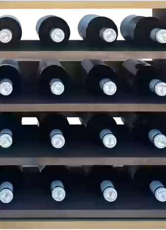 Botellero de madera de pino