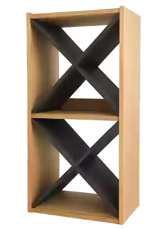 Botellero de madera de pino