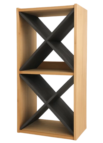 Botellero de madera de pino