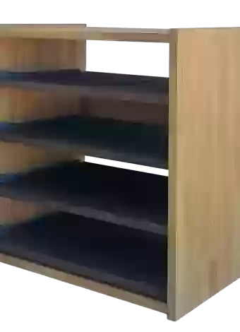 Botellero de madera de pino