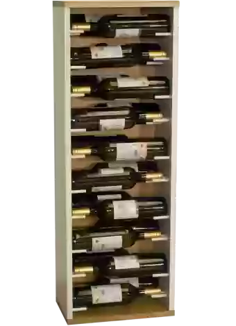 Wooden bottle rack for 20 bottles