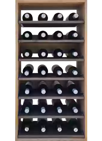 Botellero de madera de pino