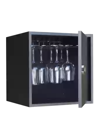 BLACK MELAMINE BOTTLE