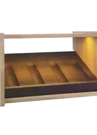 Botellero de madera de pino