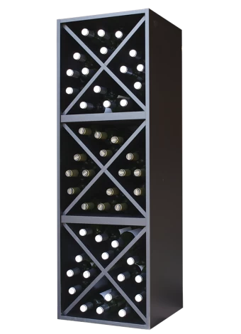 BOTELLERO DE MELAMINA NEGRO