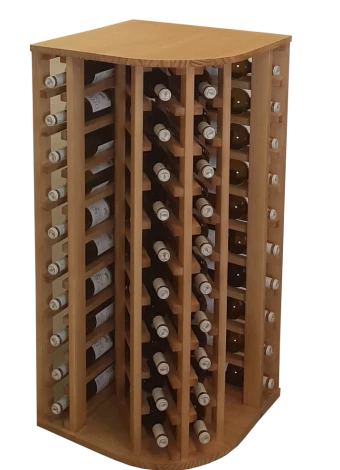 WOODEN BOTTLE FOR CORNER - EX2035 Distributed  by Expovinalia