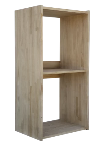 Botellero de madera de pino