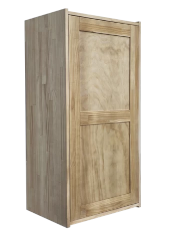 Botellero de madera de pino