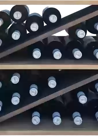 Botellero de madera de pino
