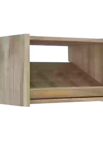 Botellero de madera de pino