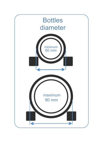 GARRAFA EM MADEIRA DE PINHO PARA GARRAFAS, ALTA CAPACIDADE