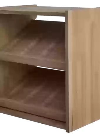 Botellero de madera de pino