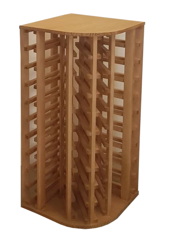 WOODEN BOTTLE FOR CORNER - EX2035 Distributed  by Expovinalia