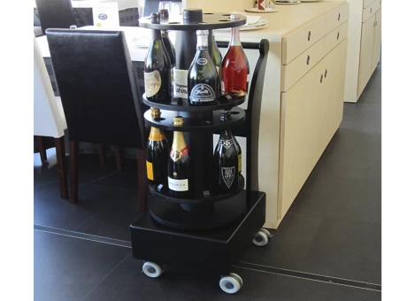 Instalacion Botelleros en Pino Expovinalia