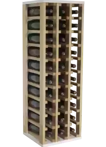 Botellero de madera para 30 botellas