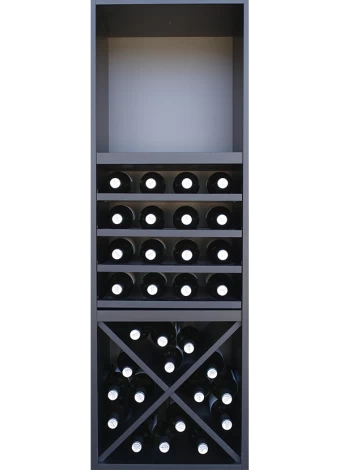 GARRAFA DE MELAMINA PRETA
