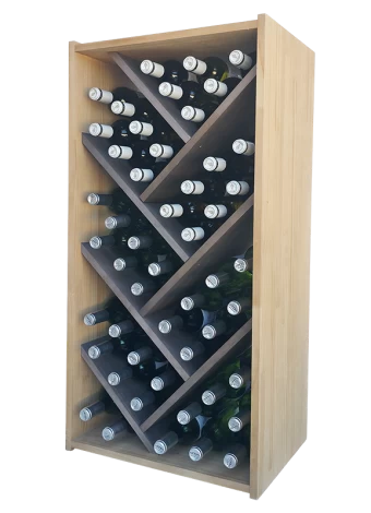 Botellero de madera de pino