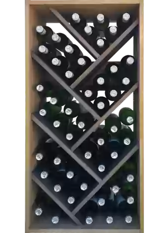 Botellero de madera de pino