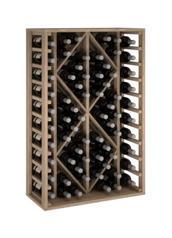 BOTELLERO DE MADERA PARA 68 BOTELLAS