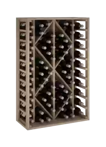 Wooden wine rack, 68 bottles-Expovinalia