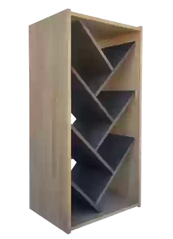 Botellero de madera de pino