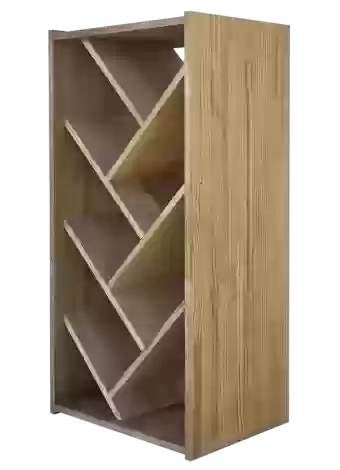 Botellero de madera de pino de Expovinalia