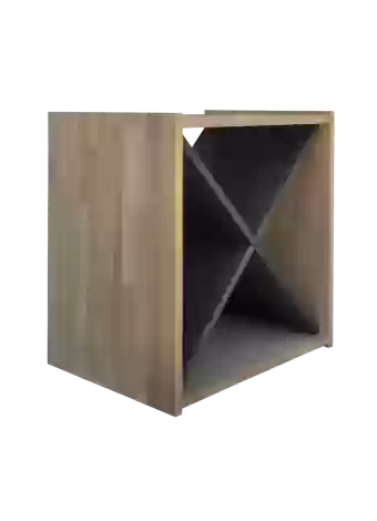 Botellero de madera de pino