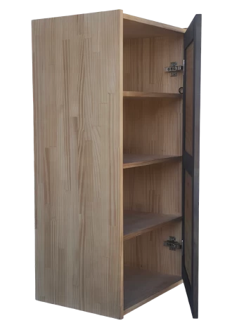 Botellero de madera de pino
