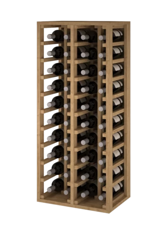 KIEFERHOLZFLASCHENHALTER FÜR 40 FLASCHEN