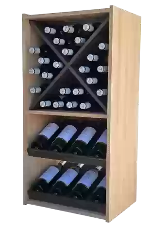 Botellero de madera de Pino