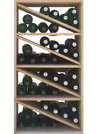 Botellero de madera de pino