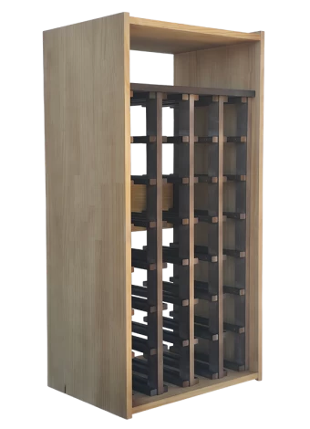 Elegant modular bottle rack in two colours by Expovinalia com