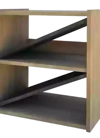 Botellero de madera de pino