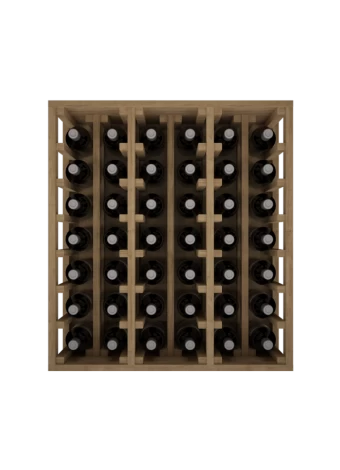 PORTE-BOUTEILLE EN BOIS DE PIN DE TAILLE MOYENNE