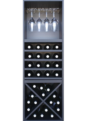 ЧЕРНАЯ МЕЛАМИНОВАЯ БУТЫЛКА