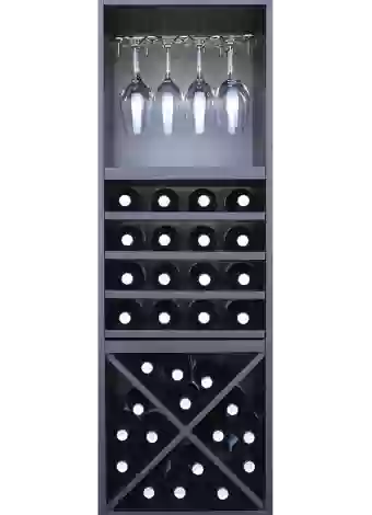 BLACK MELAMINE BOTTLE