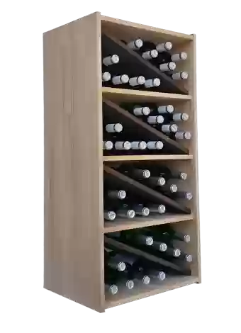 Botellero de madera de pino
